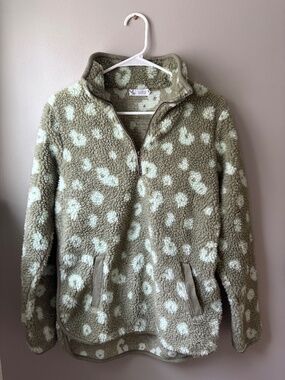 Carve Design Leopard Print Fleece